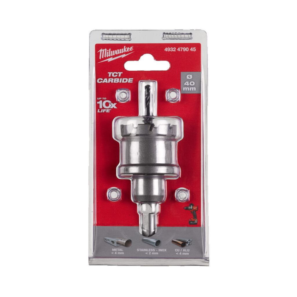 ΠΟΤΗΡΟΤΡΥΠΑΝΟ ΚΑΡΒΙΔΙΟΥ 40MM MILWAUKEE 4932479045 TCT